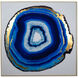 Blue Agate Gold Luxe Art